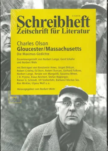 Schreibheft. HEFT 77. Zeitschrift für Literatur. 