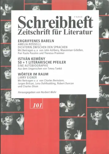 Schreibheft. HEFT 101. Zeitschrift für Literatur