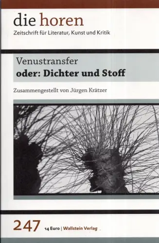 Venustransfer oder: Dichter und Stoff, Krätzer, Jürgen (Hrsg.)