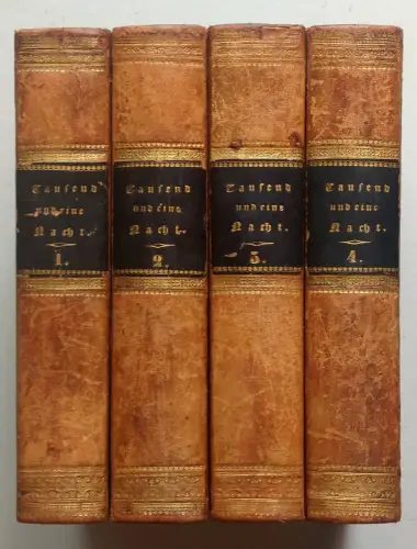 Habicht, Max. / Fr. H. von der Hagen / Karl Schall (Hrsgg.): Tausend und Eine Nacht. Arabische Erzählungen. Zum Erstenmale aus dem arabischen Urtext treu.. 