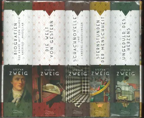 Zweig, Stefan: Die großen Werke. 5 Bde. (= komplett). 