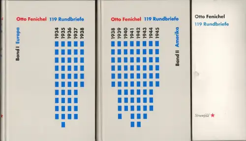 Fenichel, Otto: 119 Rundbriefe (1934-1945). 