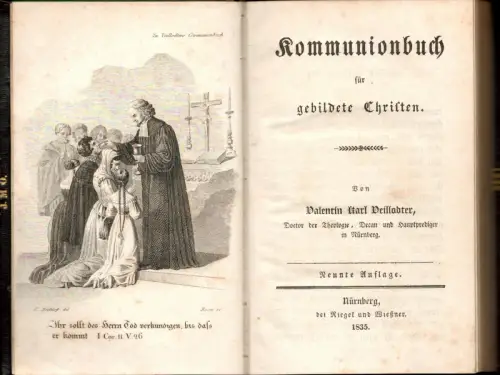 Veillodter, Valentin Karl (Hrsg.): Kommunionbuch für gebildete Christen. Neunte Auflage. 