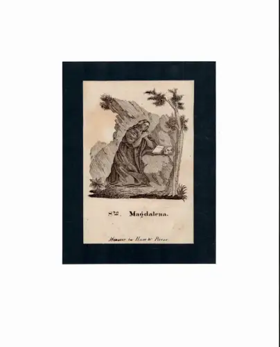 Sta. Magdalena | Santa Magdalena. Kupferstich. 