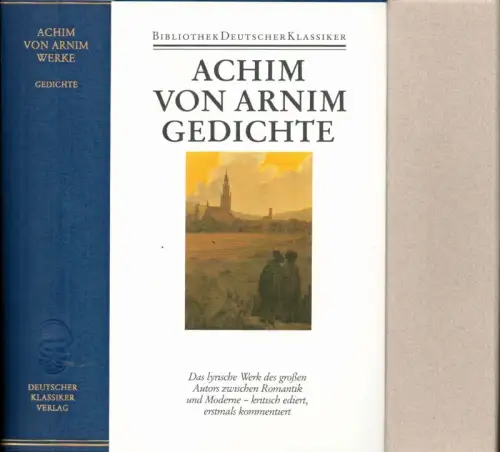 Gedichte. Hrsg. v. Ulfert Ricklefs. (1. Aufl.), Arnim, Achim von