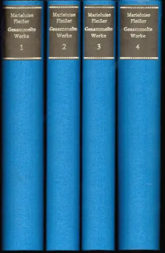 Fleißer, Marieluise: Gesammelte Werke. Hrsg. v. Günther Rühle. Mischauflage. 4 Bde. (= komplett). 