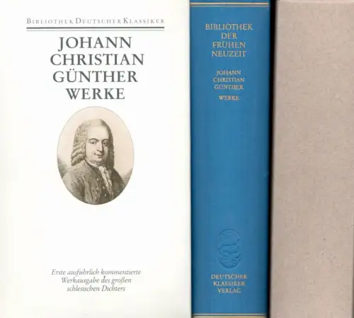 Günther, Johann Christian: Werke. Hrsg. von Reiner Bölhoff. (1. Aufl.). 