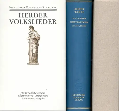 Herder, Johann Gottfried: Volkslieder, Übertragungen, Dichtungen. Hrsg. v. Ulrich Gaier. (1. Aufl.). 