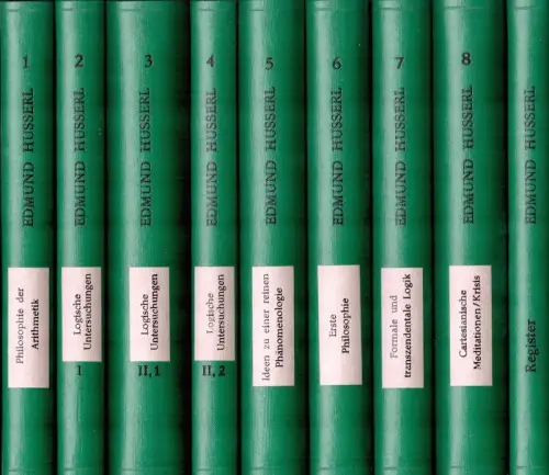 Husserl, Edmund: Gesammelte Schriften. Hrsg. von Elisabeth Ströker. 