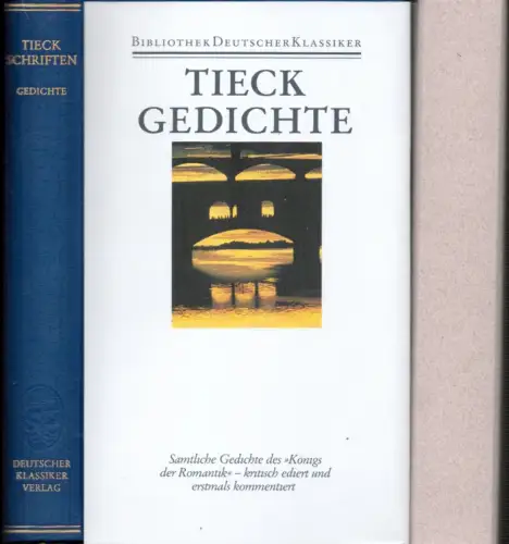 Tieck, Ludwig: Gedichte. Hrsg. von Ruprecht Wimmer. (1. Aufl. ). 
