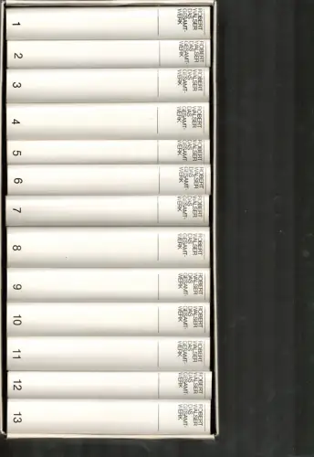 Walser, Robert: Das Gesamtwerk. (Unveränderter Nachdruck der Ausgabe 1972). Hrsg. von Jochen Greven (u. Robert Mächler). 13 Bde. (= komplett). 