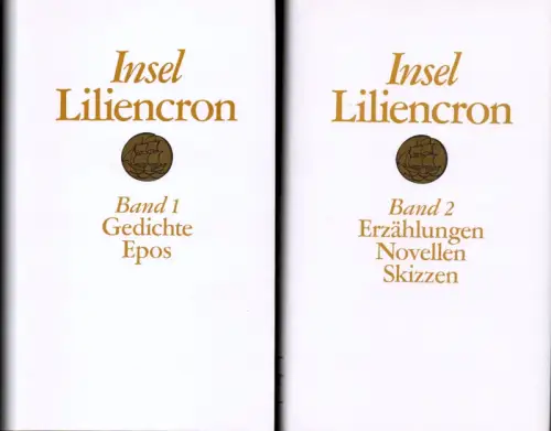 Liliencron, Detlev von: Werke. Hrsg. von Benno von Wiese. (1.-3. Tsd.). 2 Bde. (= komplett). 