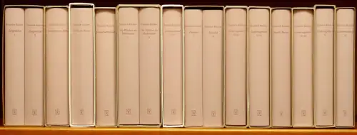 Rückert, Friedrich: Friedrich Rückert Werke. Historisch-kritische Ausgabe. 'Schweinfurter Edition'. Hrsg. v. Hans Wollschläger, Rudolf Kreutner, (Claudia WIener und Hartmut Bobzin). 16 Bde. (= komplett). 