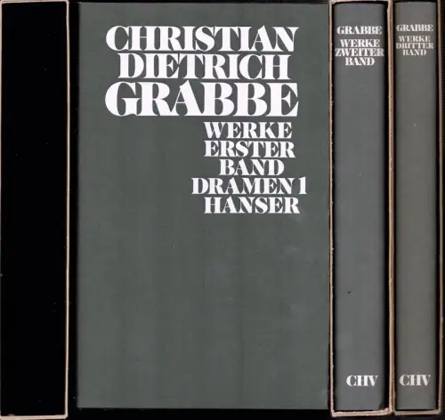 Grabbe, Christian Dietrich: Werke. (Hrsg. von Roy C. Cowen). 3 Bde. (= komplett). 