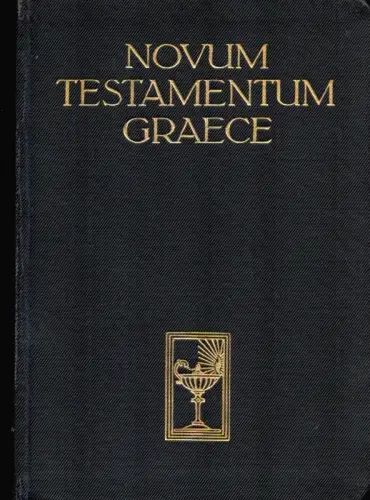 Novum Testamentum Graece. Cum apparatu critico curavit D. Eberhard Nestle novis curis elaboravit Erwin Nestle. Editio quarta decima [14. neibearb. Auflage]