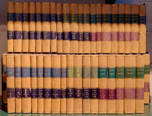 Johann Gottfried von Herder's sämmtliche Werke. [Taschenausgabe]. 60 in 56 Bdn. + 1 Bd. Supplement (= komplett), Herder, Johann Gottfried