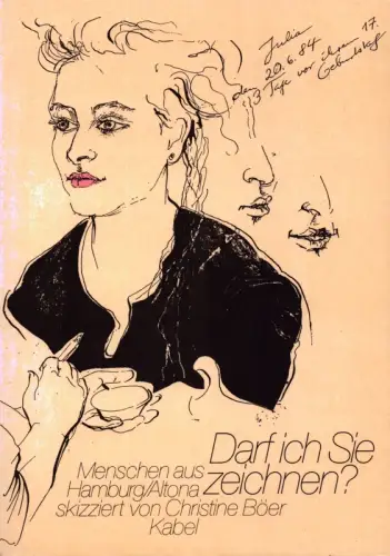 Darf ich Sie zeichnen?. Menschen in Hamburg-Altona, Böer, Christine