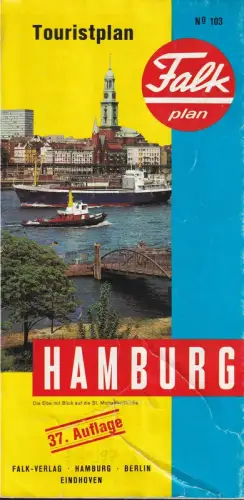 Falk-Plan Hamburg : Touristplan [No. 103]. 37. Aufl. 