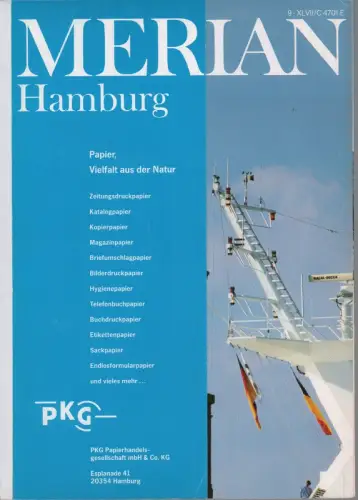 Merian HAMBURG. JG. 47, HEFT 9. (Hrsg. v. Manfred Bissinger u. Will Keller)