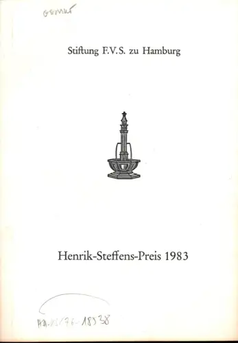 Verleihung des Henrik Steffens Preises 1983 durch die Christian Albrechts Universität Kiel in Kiel an Prof. Dr. Dr. Johannes Bratt Andenaes, Oslo,. und d. Steffens.. 