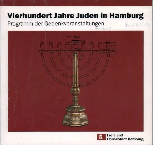 Gedenkveranstaltungen zum 25.10.1991, dem 50. Jahrestag des Beginns der Deportationen jüdischer Menschen aus Hamburg. Begleitprogramm zur Ausstellung "Vierhundert Jahre Juden in Hamburg" im Museum für.. 