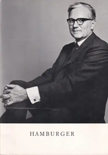 Fritz Kempe: Hamburger. Fotografische Porträts von Persönlichkeiten des öffentlichen Lebens der Freien und Hansestadt Hamburg. Aus der Sammlung der Staatlichen Landesbildstelle Hamburg. Hrsg. von der Hamburg-Gesellschaft e.V, (Thomsen, Helmuth)