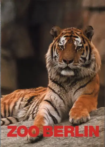 Wegweiser durch den Zoologischen Garten Berlin und sein Aquarium. 41. AUFLAGE. Mit 166 tlw. ganzseit. Farbfotos, Frädrich, Hans