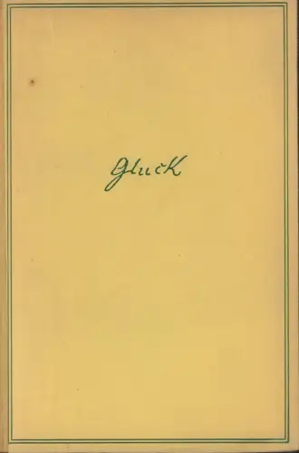 Christoph Willibald Ritter von Gluck, Gerber, Rudolf