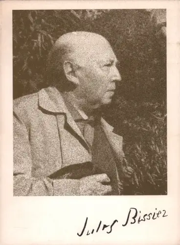 Jules Bissier. Ei, Öl, Tempera - Aquarelle. Hrsg. v. Galerie R. N. Ketterer, Campione bei Lugano, Nachbaur, Wenzel) (Bearb.)