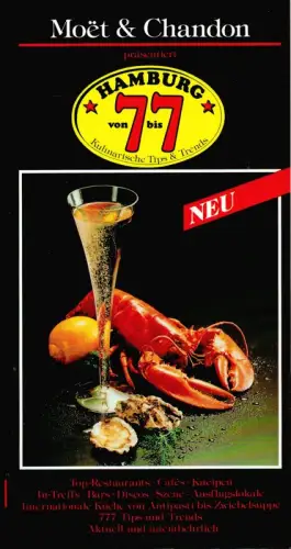 Hamburg von 7 bis 7. Kulinarische Tips & Trends. (Hrsg. v. Jörn Berlau). (19. überarbeit. Aufl.), Wien, Monika / Dieter Wien