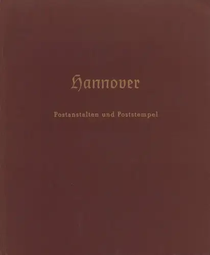 Hannover. Postanstalten und Poststempel, Lenthe, A. von