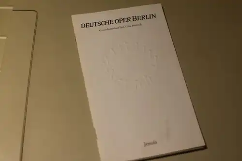 Deutsche Oper Berlin Programmheft Jenufa