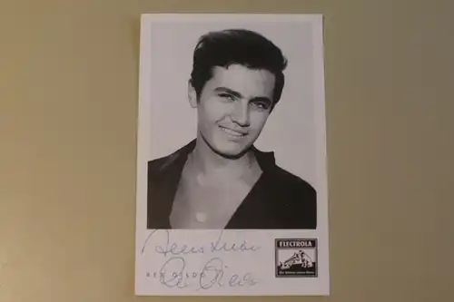 Signierte Autogrammkarte von Rex Gildo (Electrola)