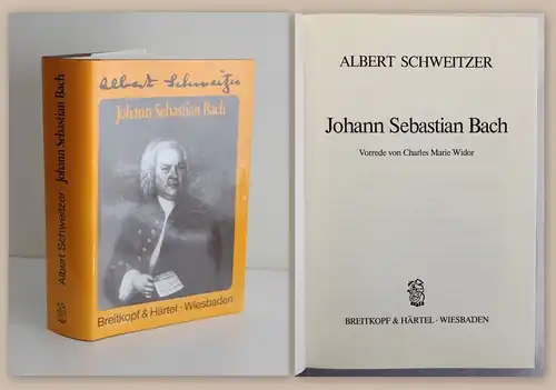 Albert Schweitzer Johann Sebastian Bach 1990 Biografie Komponist Leben & Werk xz