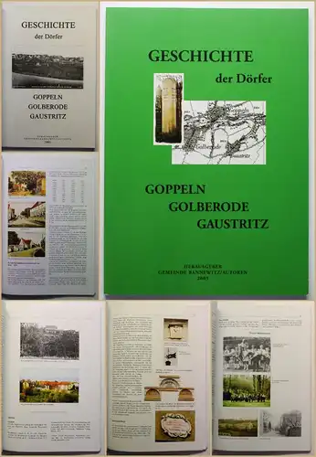 Geschichte der Dörfer Goppeln Golberode Gaustritz 2003 Sachsen Ortskunde sf