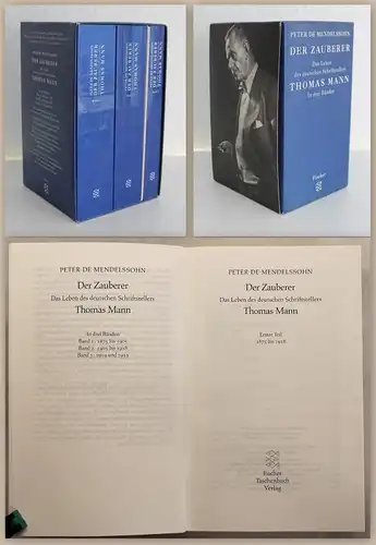 Mendelssohn Der Zauberberg Leben des Thomas Mann Biografie 3 Bände 1997 xz