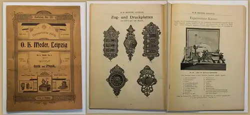 Meder Illustrierter Katalog - Catalog No. 20 Electrotechnische Fabrik um 1910 sf