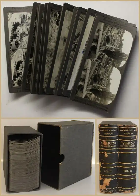 Keystone View Company World War through the Stereoscope ca. 1918 Militaria sf 0