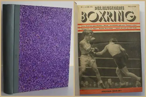 Der illustrierte Boxring Jahrgang 2 Hefte 7,9-52 1950 Sport Geschichte Boxen sf
