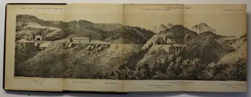 Weidmann/ Benkert Panorama des Semmerings 1873 Österreich Landschaft Reise sf