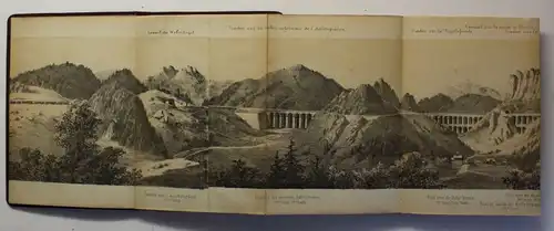 Weidmann/ Benkert Panorama des Semmerings 1873 Österreich Landschaft Reise sf