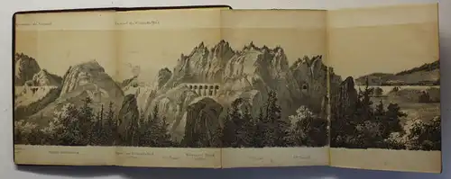 Weidmann/ Benkert Panorama des Semmerings 1873 Österreich Landschaft Reise sf