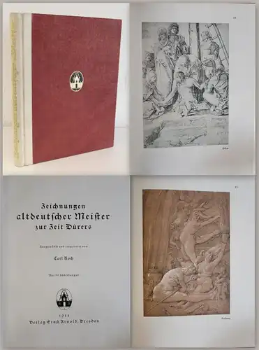Koch Zeichnungen aldeutscher Meister zur Zeit Dürers 1922 Vorzugsausgabe 156 xz