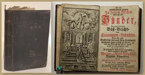 Schmolckens Der mit rechts. Herzen zu seinem Jesu sich nahende Sünder 1789 sf