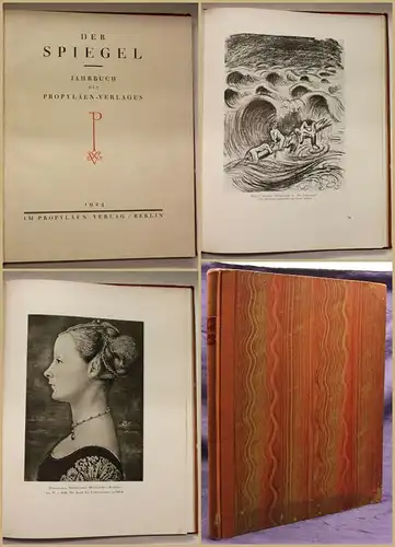 Der Spiegel Jahrbuch des Propyläen Verlages 1924 Geschichte Literatur Kunst sf