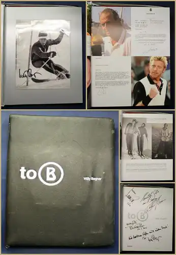 Willy Bogner "To B" 2002 Limited Edition Unterschriften diverser Leute sf