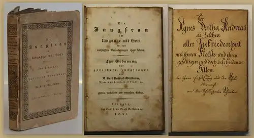 Willkomm Die Jungfrau im Umgang mit Gott 1837 Religion Christentum Geschichte sf