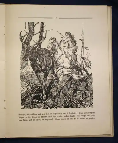 Schaefer Das Märchen von dem König der Zwerge um 1912 Kinderbuch Sagen sf