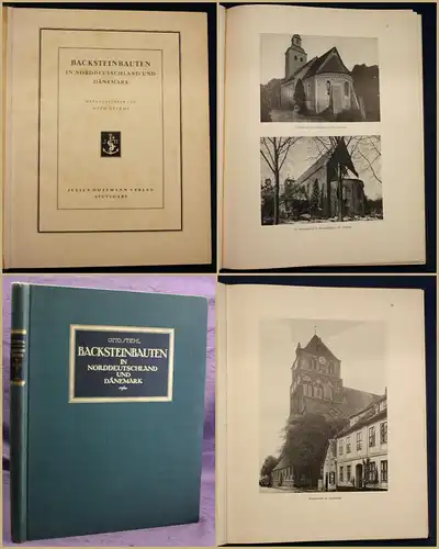 Stiehl Backsteinbauten in Norddeutschland & Dänemark 1923 Architektur Kunst sf