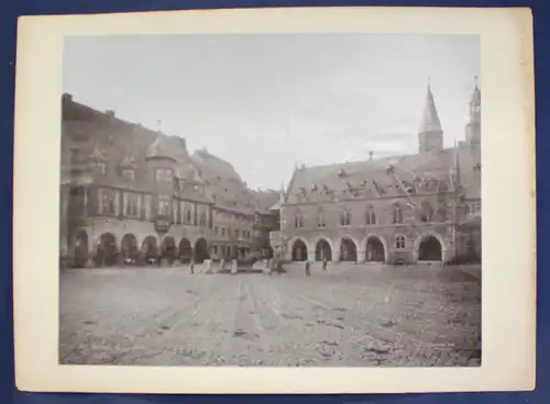 4 Lichtdrucke von Goslar um 1895 Architektur Kunst Kultur Niedersachsen sf